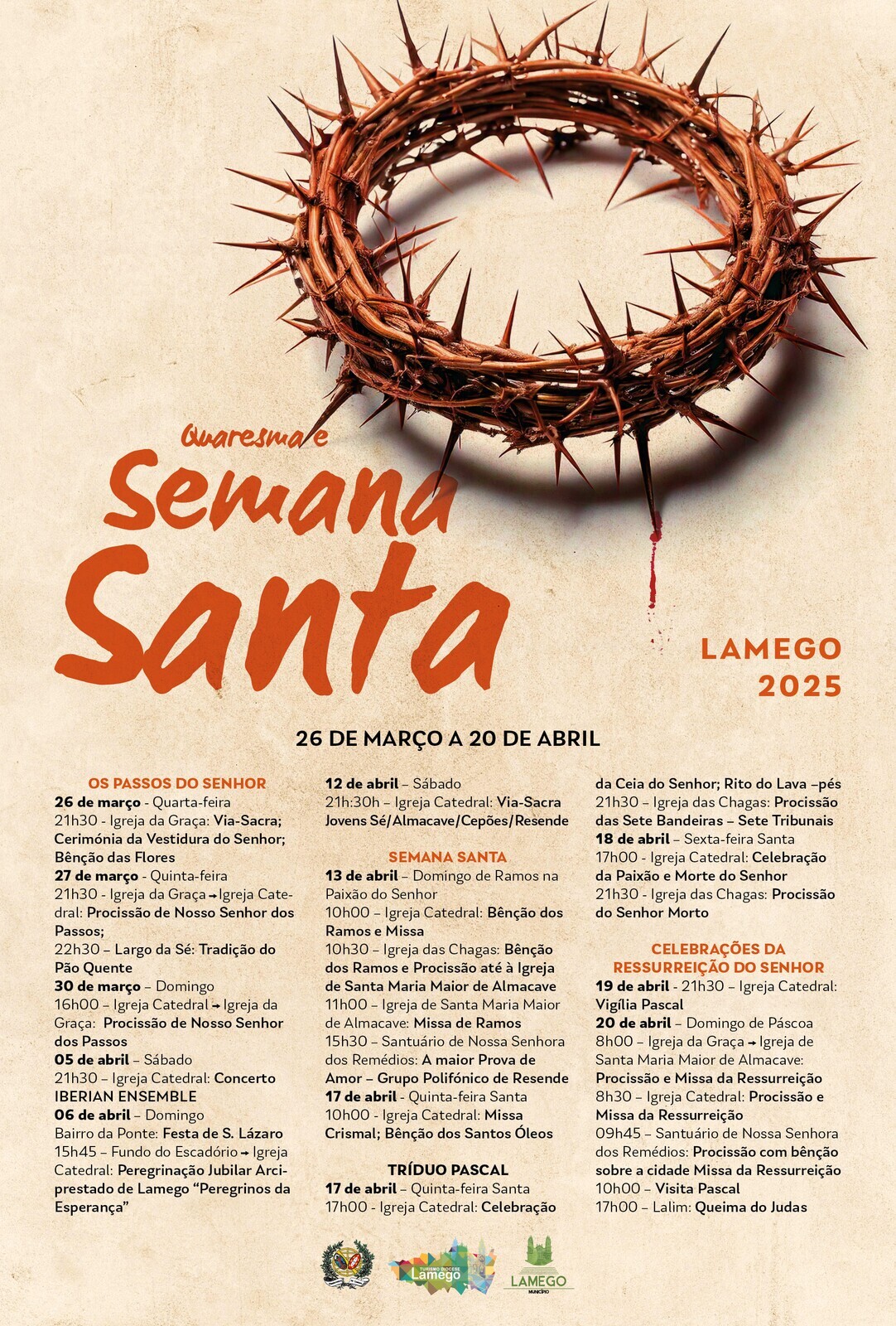 Semana Santa de Lamego – 26 de março a 20 de abril