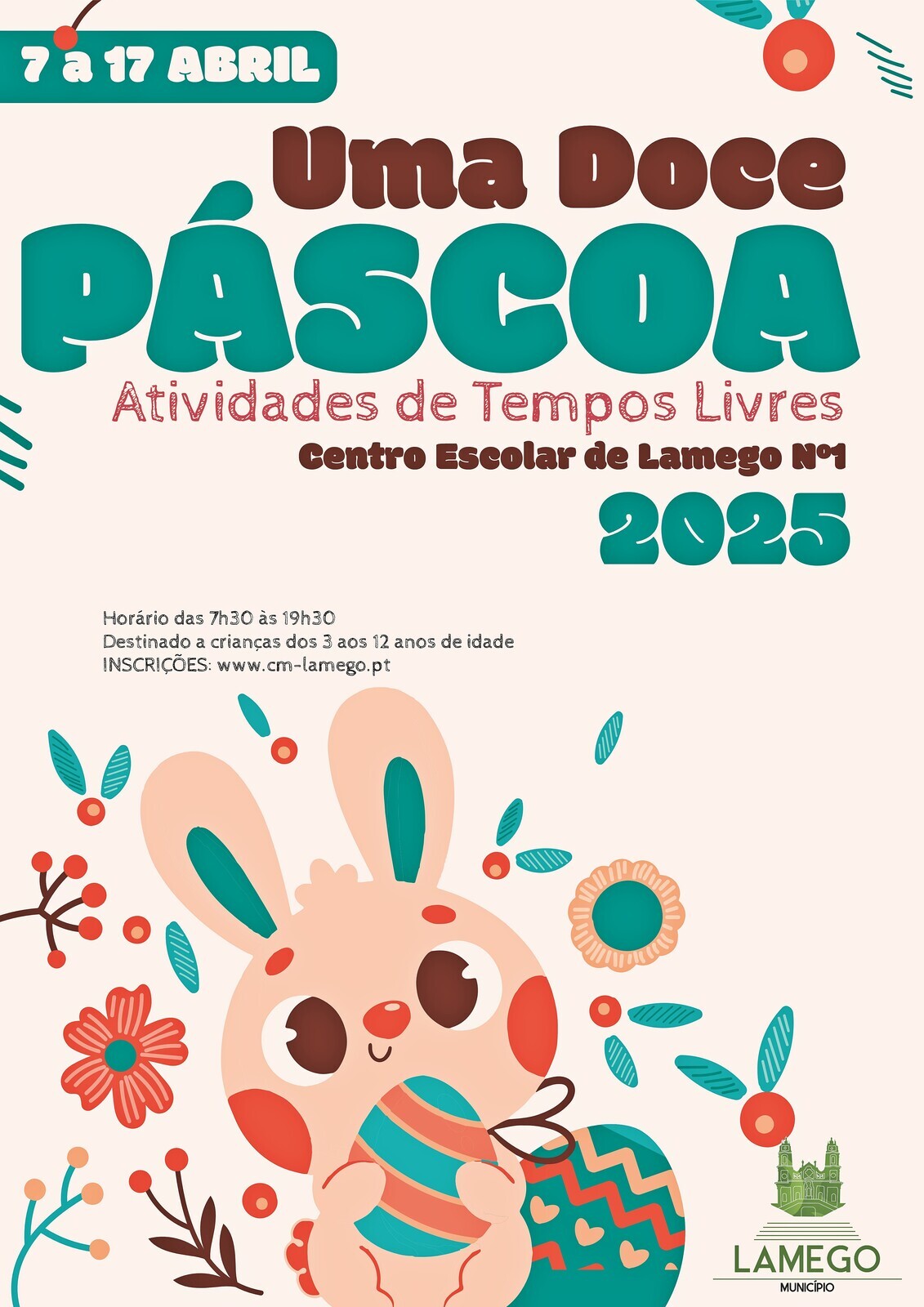 Abertas as inscrições para ATL "Uma Doce Páscoa"