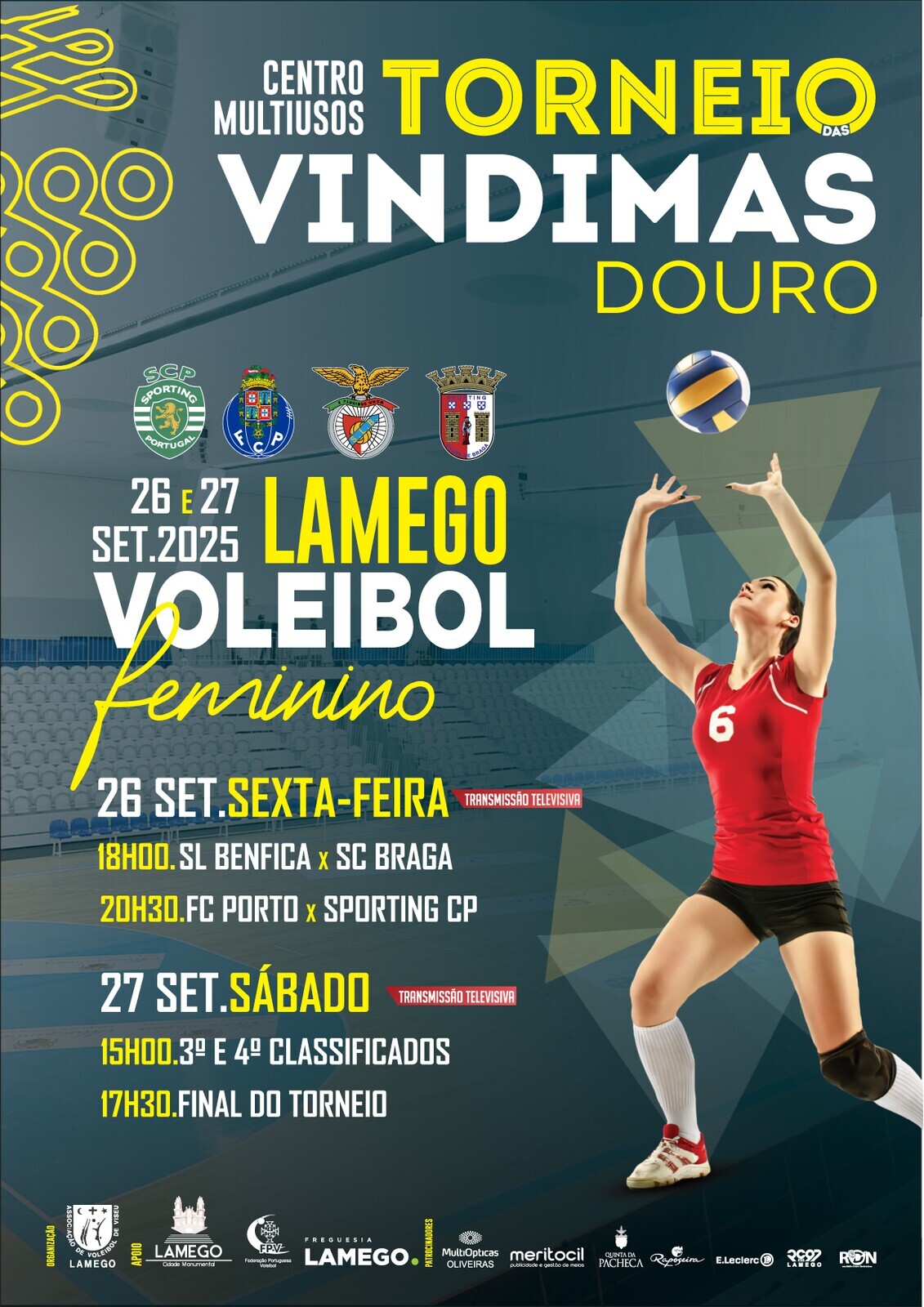 Lamego acolhe elite nacional de voleibol feminino